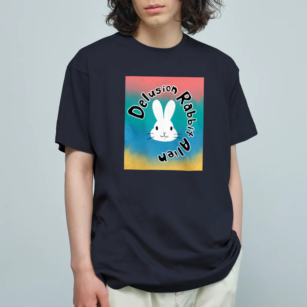 Mock’n Rollの妄想うさぎ星人 オーガニックコットンTシャツ