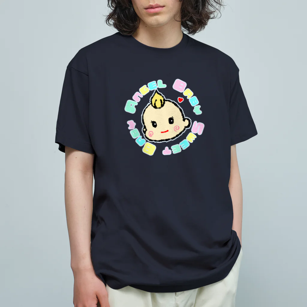 ぽんぽこあんぽんたんの天使な赤ちゃん Organic Cotton T-Shirt