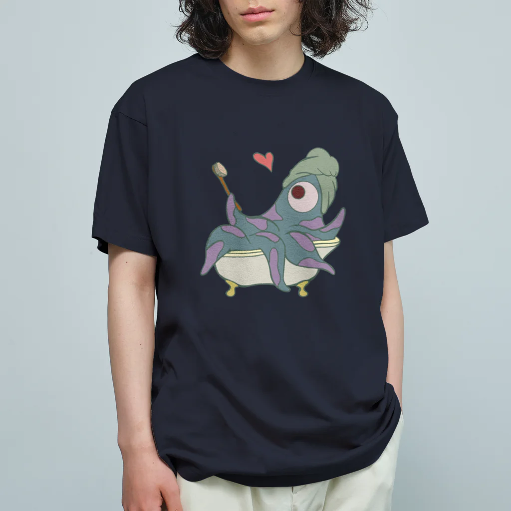 prunelleのお風呂エイリアン Organic Cotton T-Shirt