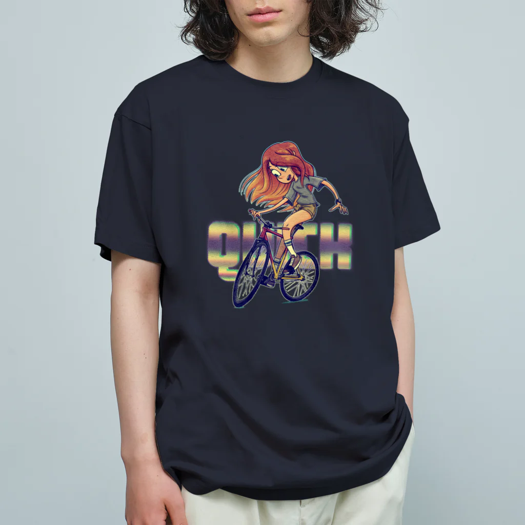 nidan-illustrationの”QUICK” オーガニックコットンTシャツ