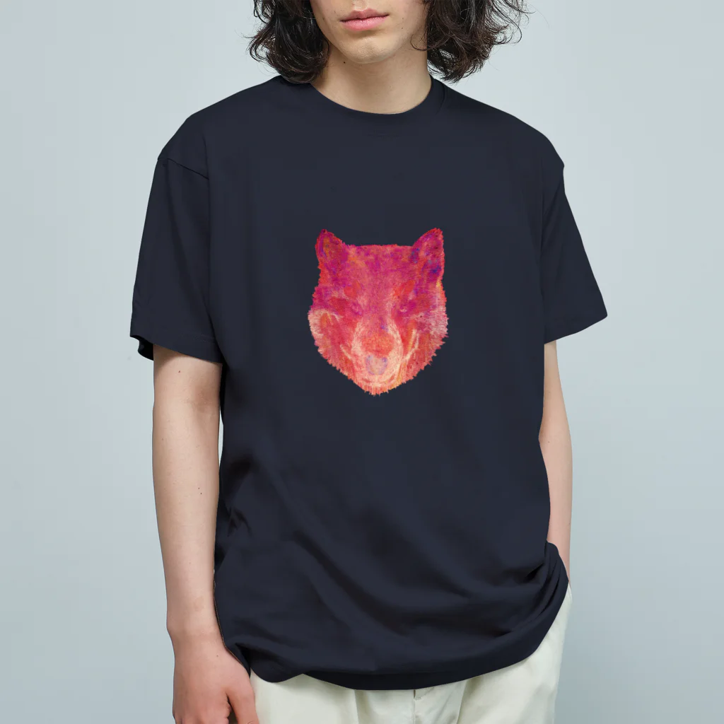 ムカヒのオ店のオオカミ犬　（動物） Organic Cotton T-Shirt