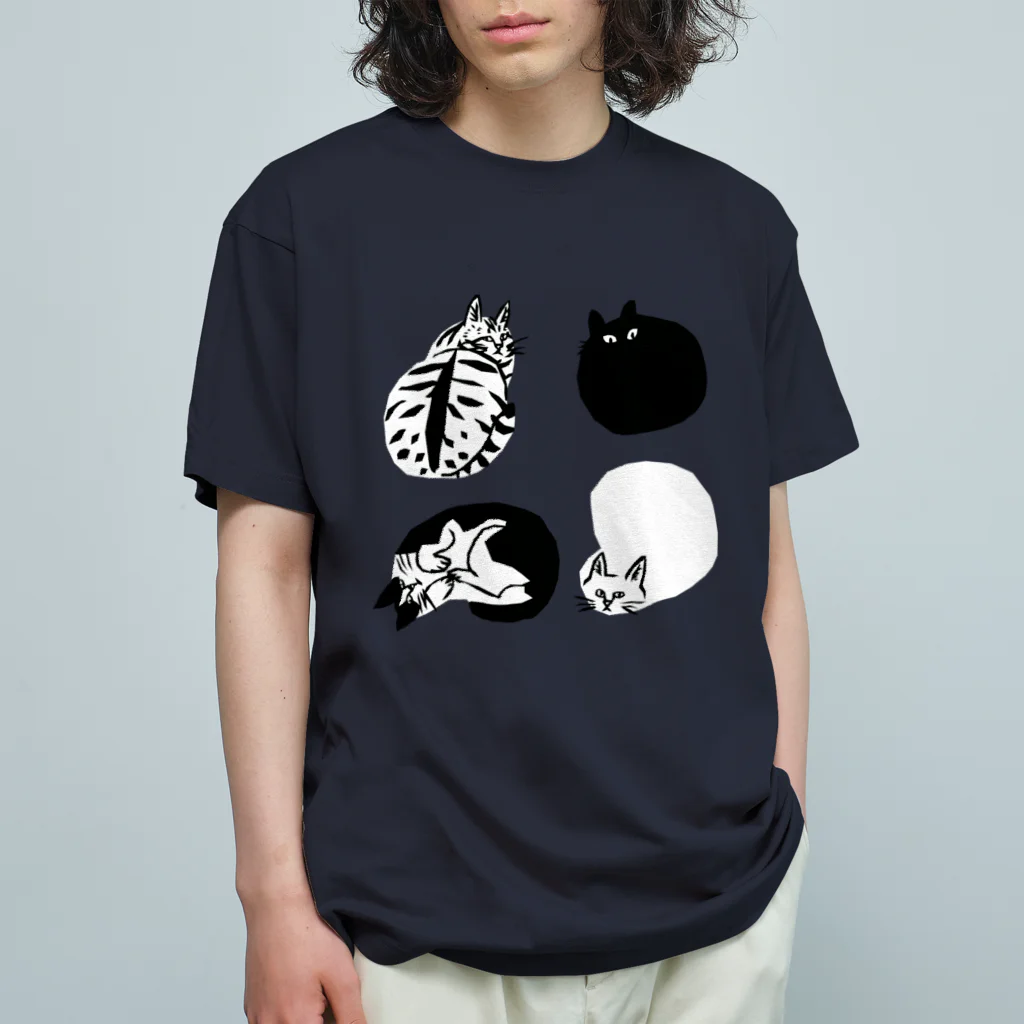 喫茶こぐまやのまるまるごろごろ Organic Cotton T-Shirt