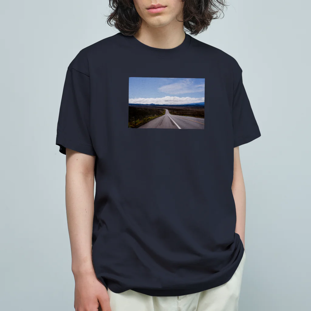 kozyの一本道 オーガニックコットンTシャツ