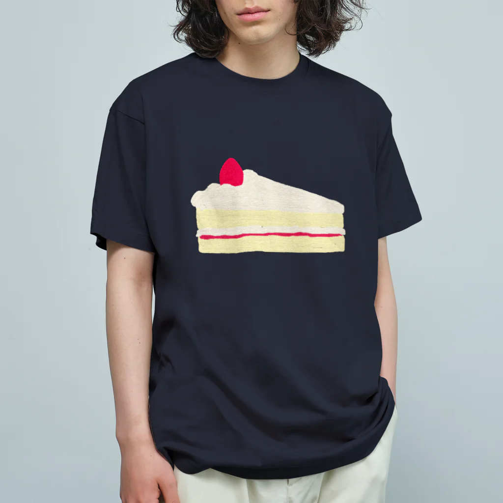 レモンスカッシュの泡のショートケーキ オーガニックコットンTシャツ
