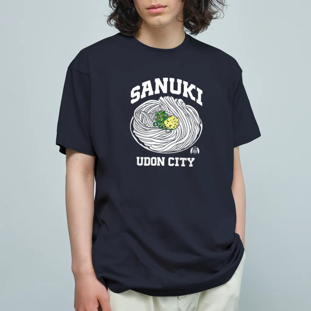 APPARE APPARELのSANUKI UDON CITY ぶっかけうどん Organic Cotton T-Shirt