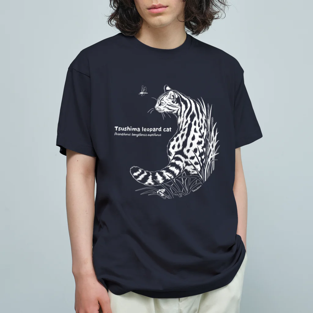 MUSEUM LAB SHOP MITの【前印刷】オーガニックコットンTシャツ＊ツシマヤマネコ オーガニックコットンTシャツ