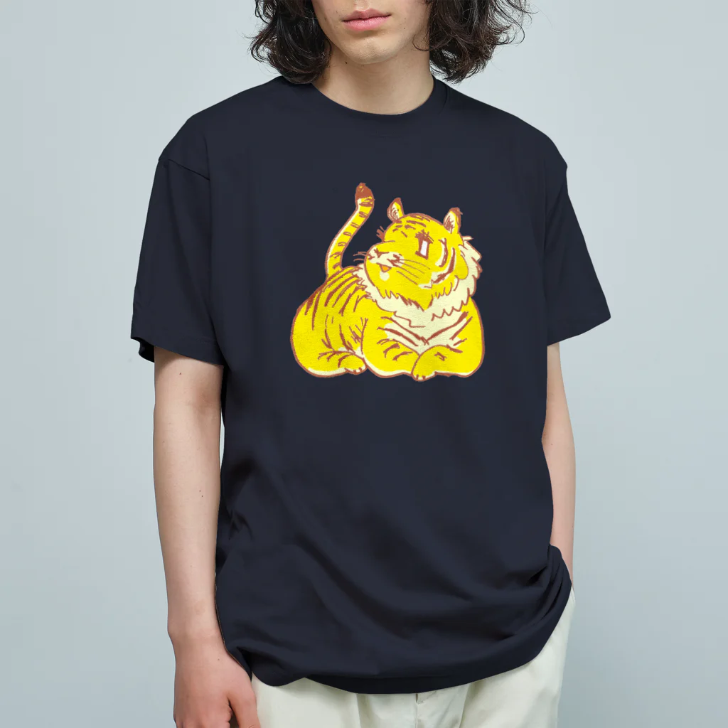 うさぎちゃんアイランドのトラちゃん オーガニックコットンTシャツ