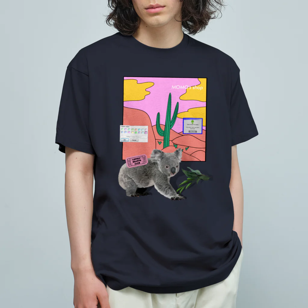 𝙈𝙊𝙈𝙊'𝙨 𝙎𝙝𝙤𝙥のコアラKING #02 Organic Cotton T-Shirt