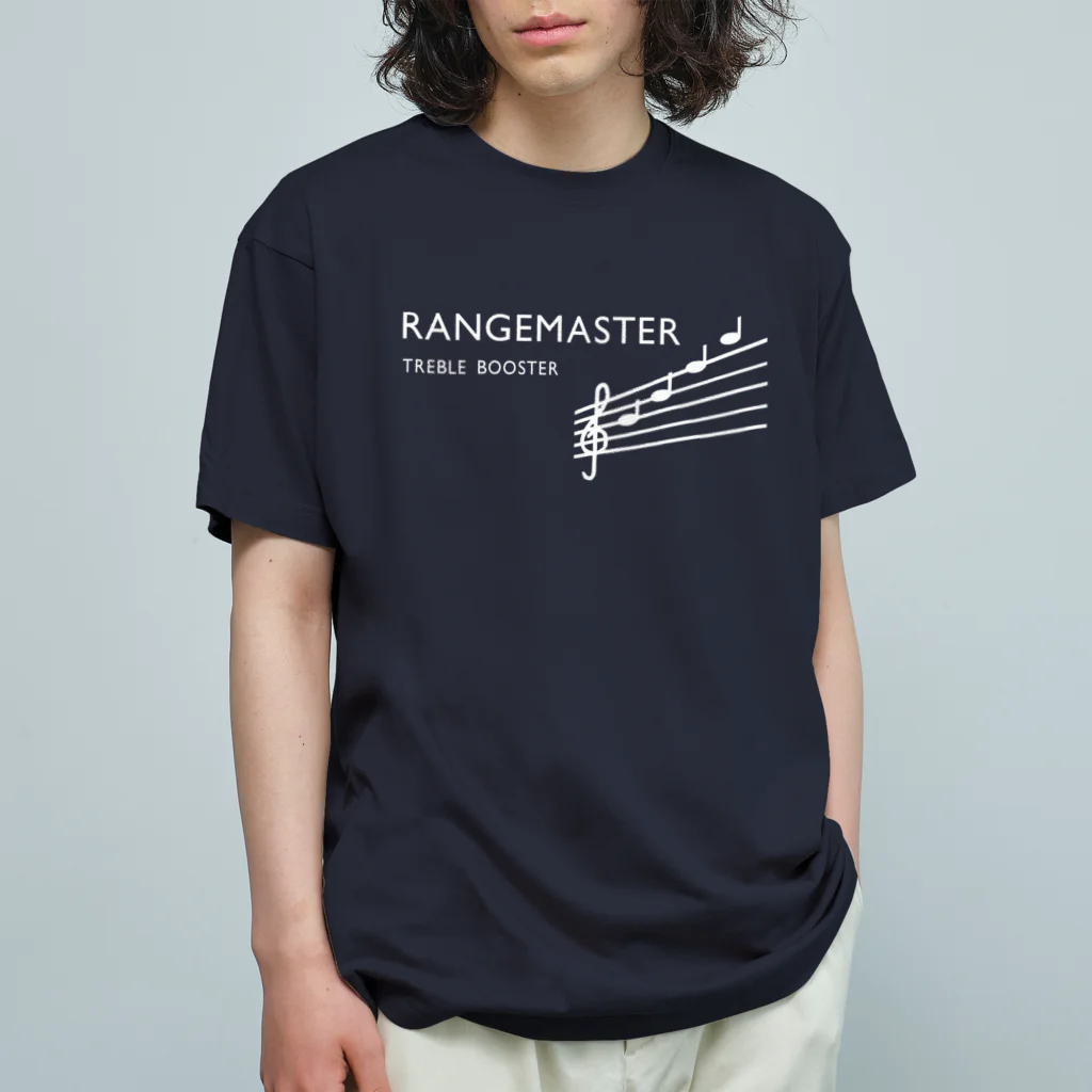 ユメデマデのRANGEMASTER (白字) オーガニックコットンTシャツ