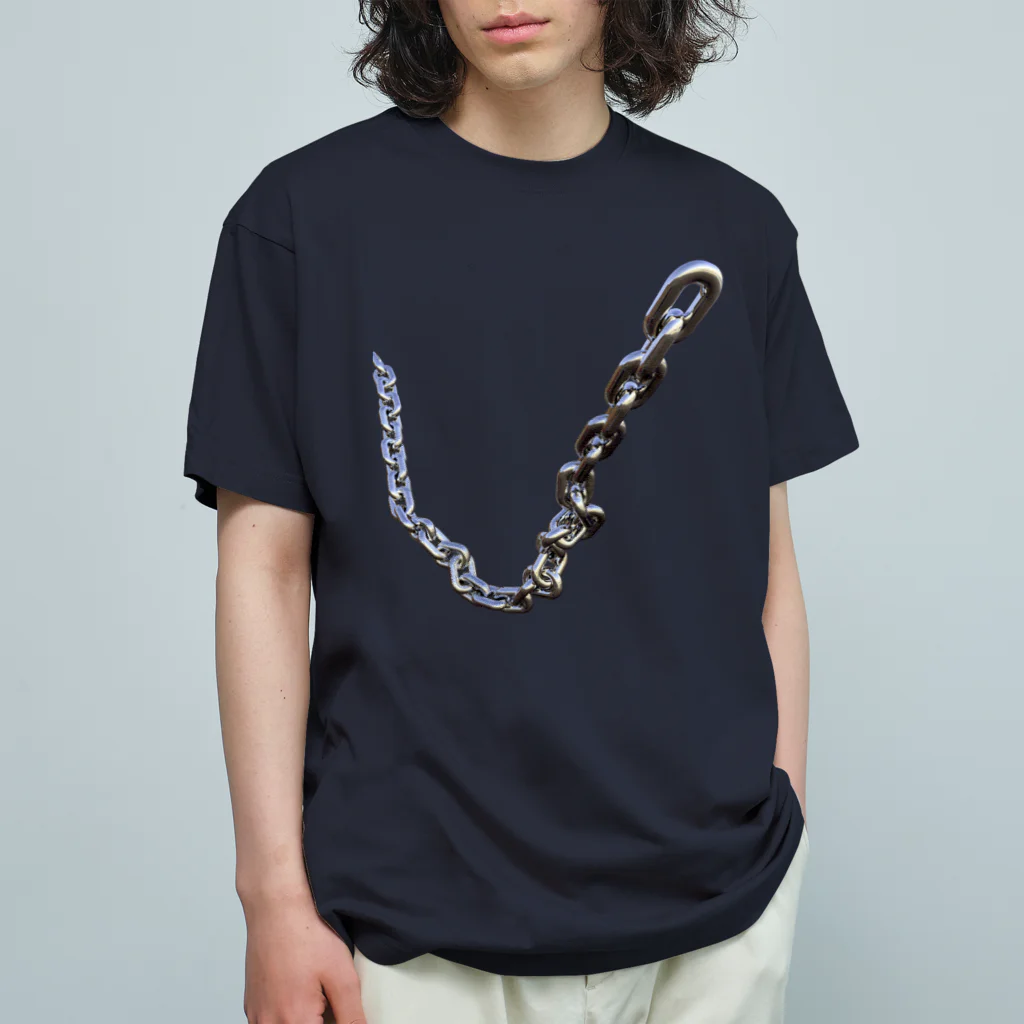 ナグラクラブ デザインのシンプルなくさり2 Organic Cotton T-Shirt