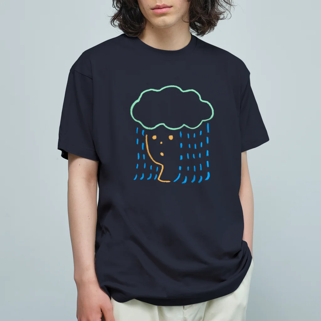 こもれび村のRain Girl オーガニックコットンTシャツ