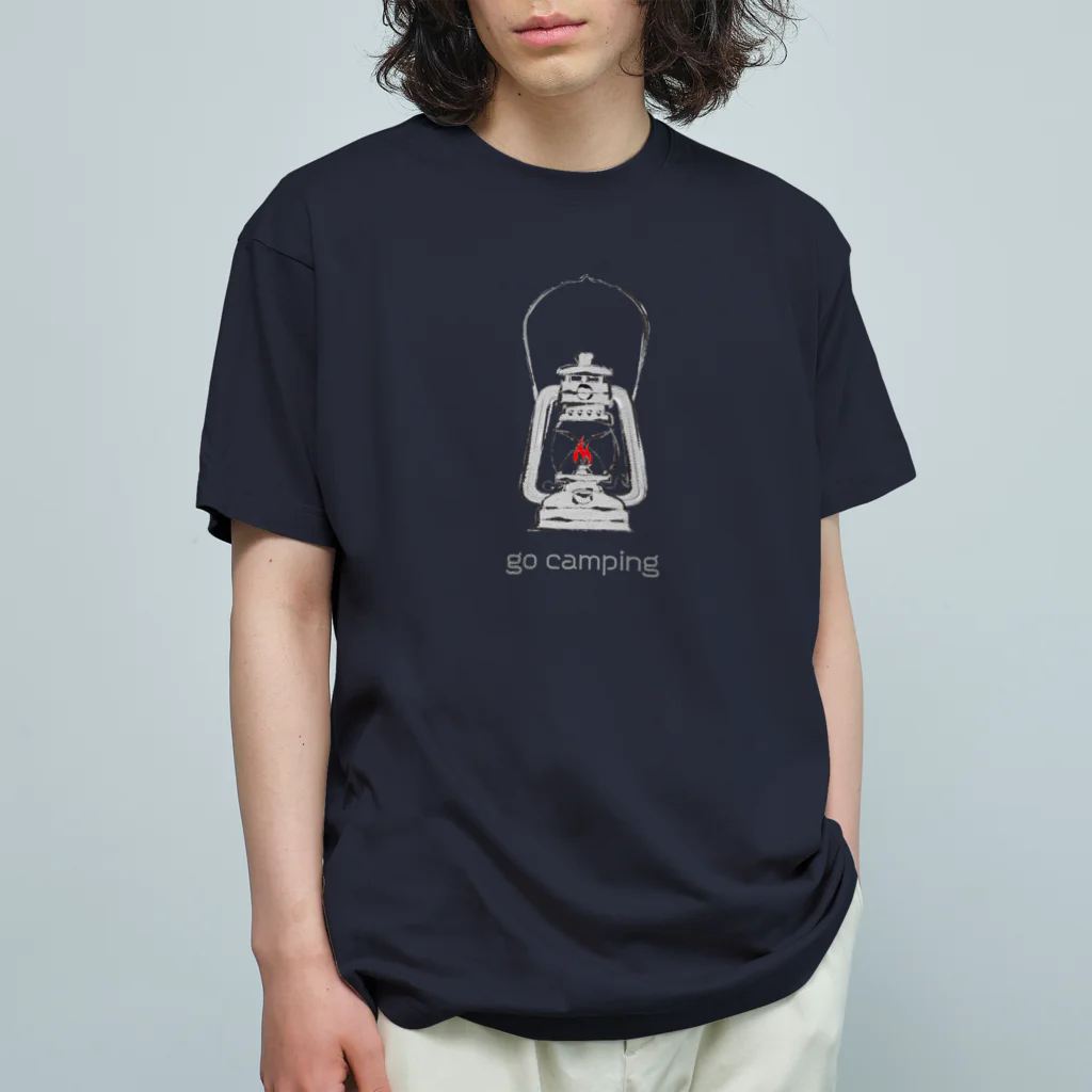 go campingのランタン（01） Organic Cotton T-Shirt