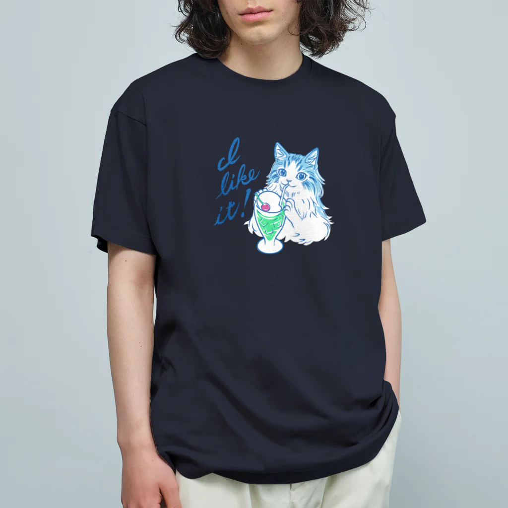 nya-mew（ニャーミュー）のI like it! Organic Cotton T-Shirt