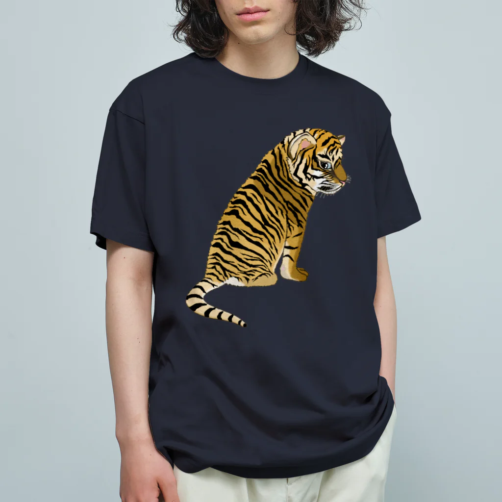 LalaHangeulの虎の子 Organic Cotton T-Shirt