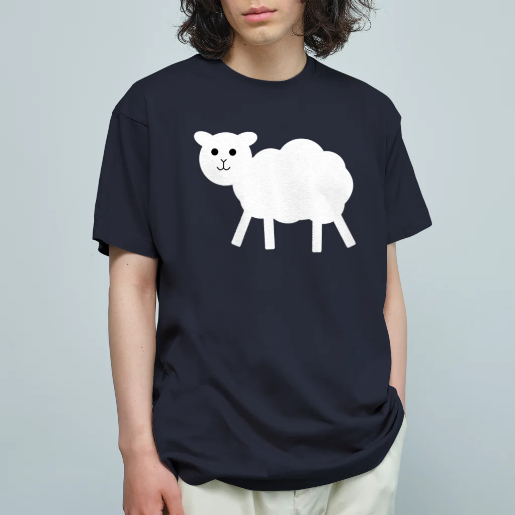 ポンコツヒツジのシロヒツジくん Organic Cotton T-Shirt