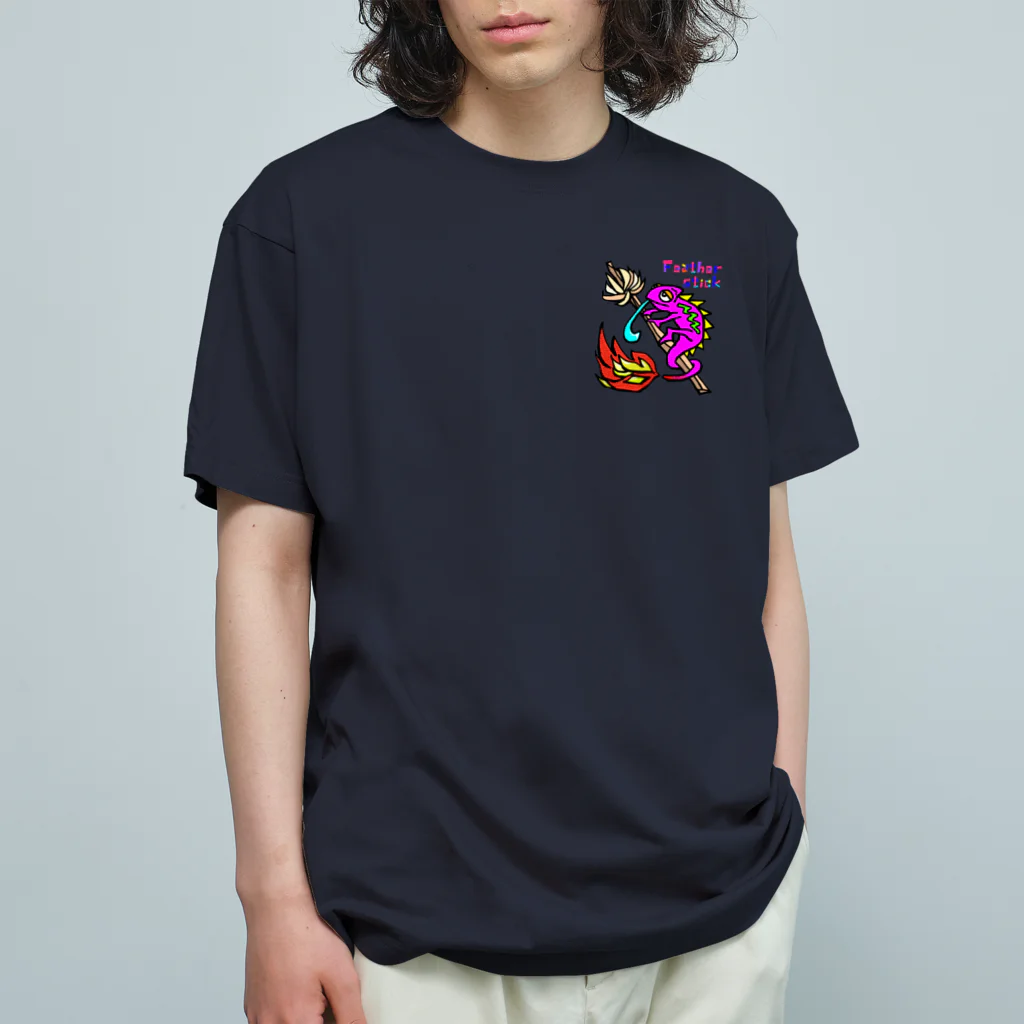 Feather stick-フェザースティック-のフェザースティック【Feather stick】 Organic Cotton T-Shirt