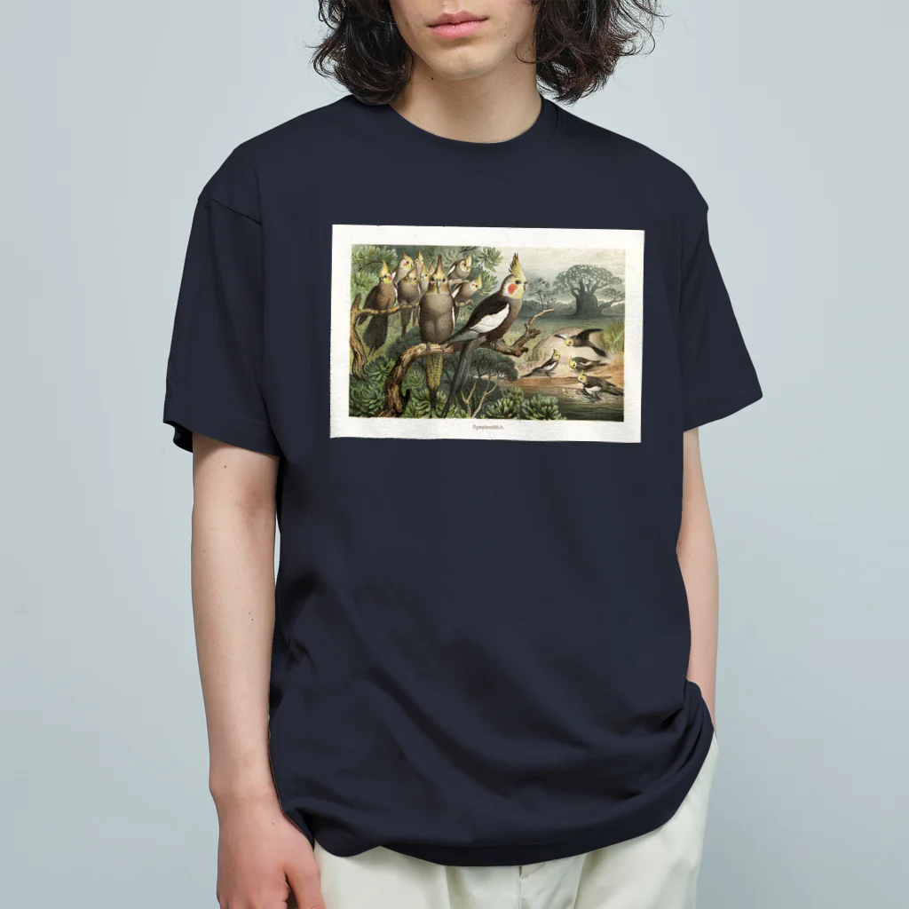 J. Jeffery Print Galleryのオカメインコ オーガニックコットンTシャツ