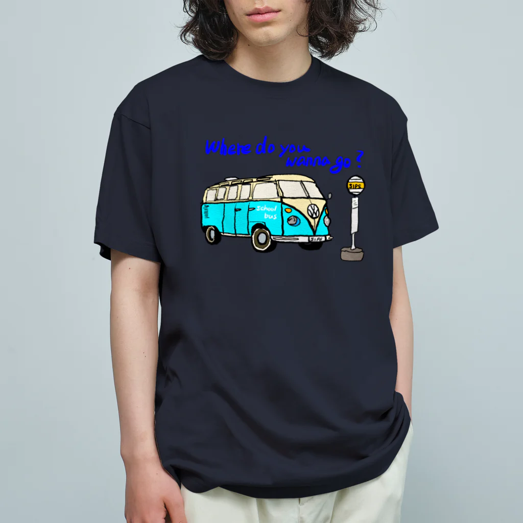 kubogon's shopのワーゲンバス オーガニックコットンTシャツ