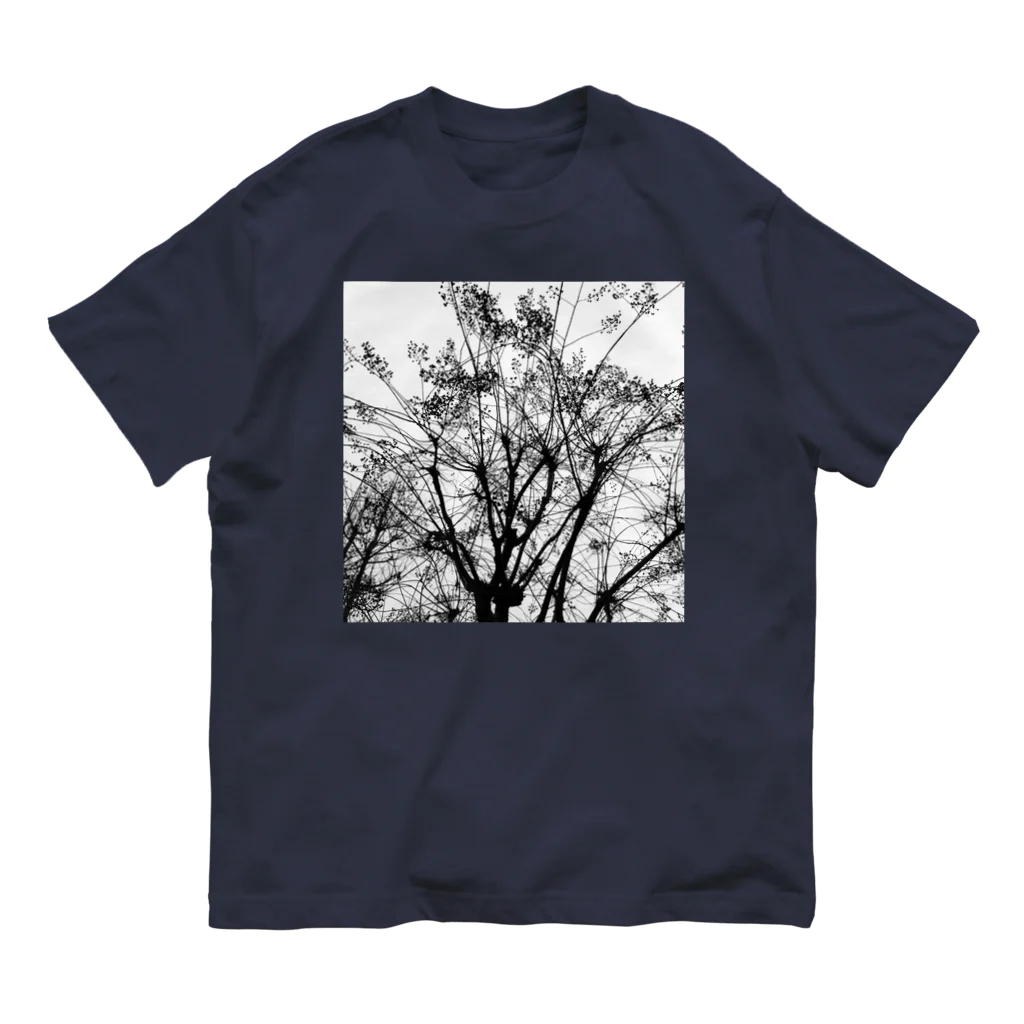 ArtWillの春を待つ(モノクロ) Organic Cotton T-Shirt