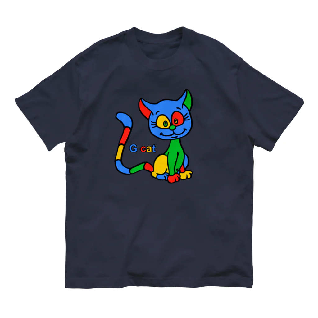 アインシュタインキャットのG cat オーガニックコットンTシャツ