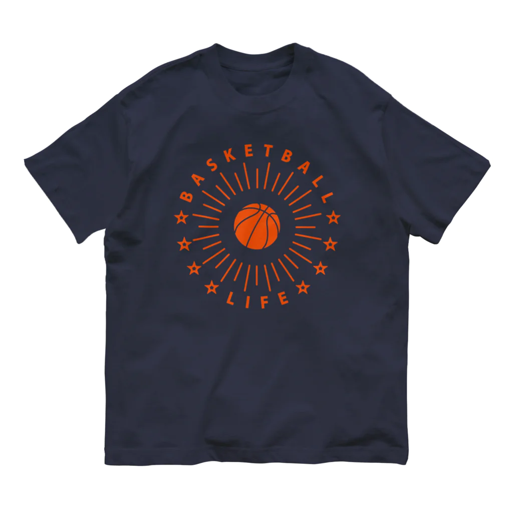 sports_tower スポーツタワーのバスケットボール・オレンジ・奇跡・衝撃のシュート・BASKETBALL・デザイン・グッズ・かっこいい・かわいい・バスケ男子・バスケ女子・有力・確実・有望・部活・チームT・バスケ部・応援 Organic Cotton T-Shirt
