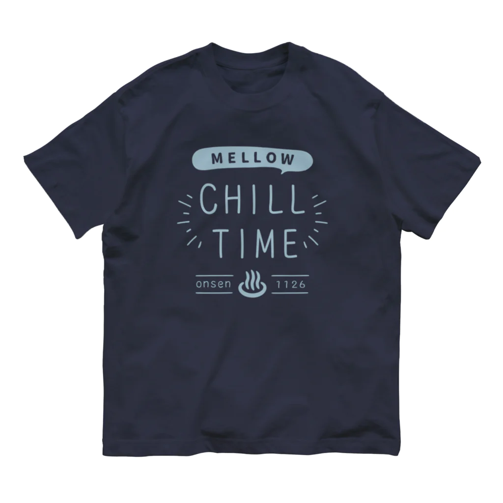 温泉グッズ@ブーさんとキリンの生活のCHILL TIME オーガニックコットンTシャツ