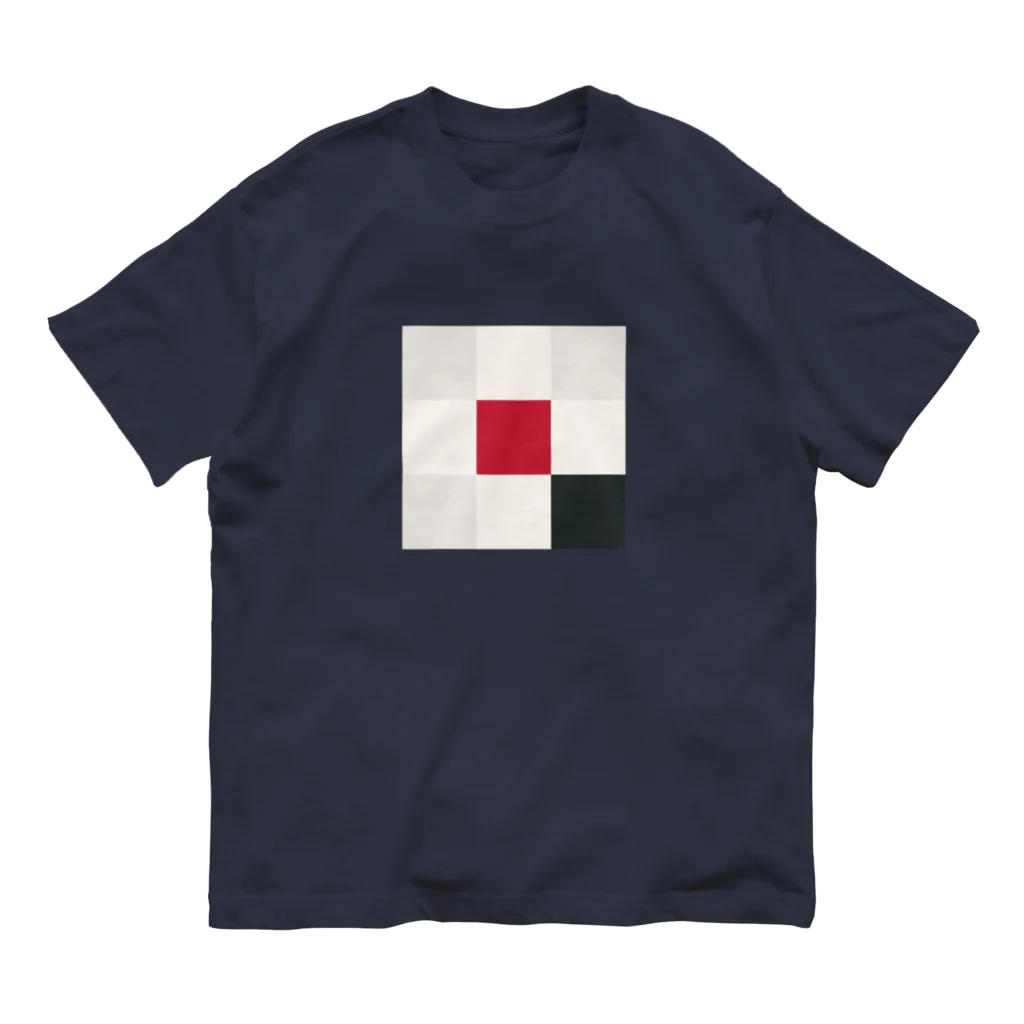 3×3 のドット絵のバンクシー - 3×3 のドット絵 オーガニックコットンTシャツ