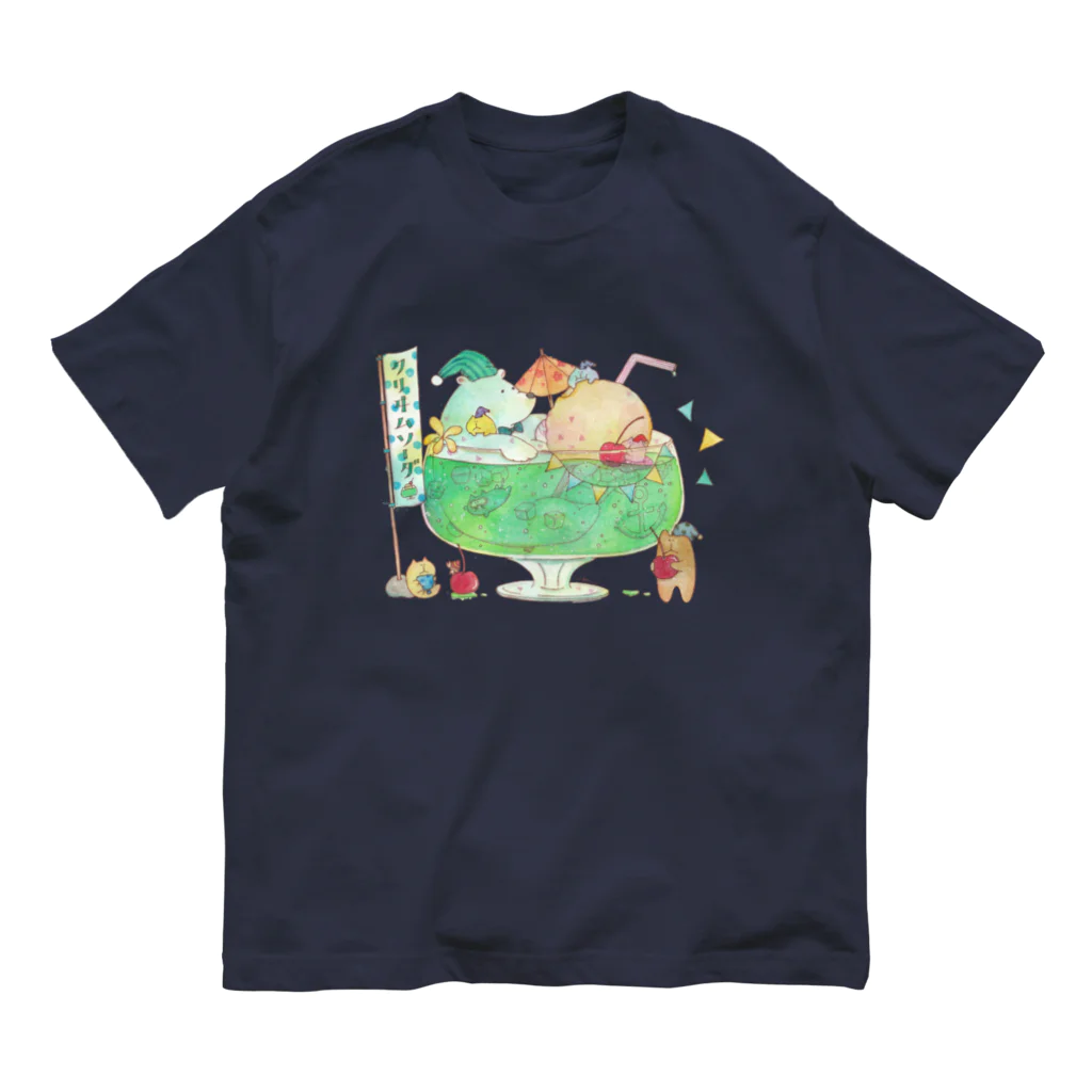 NONKI NIKKIのシロクマの夢 オーガニックコットンTシャツ