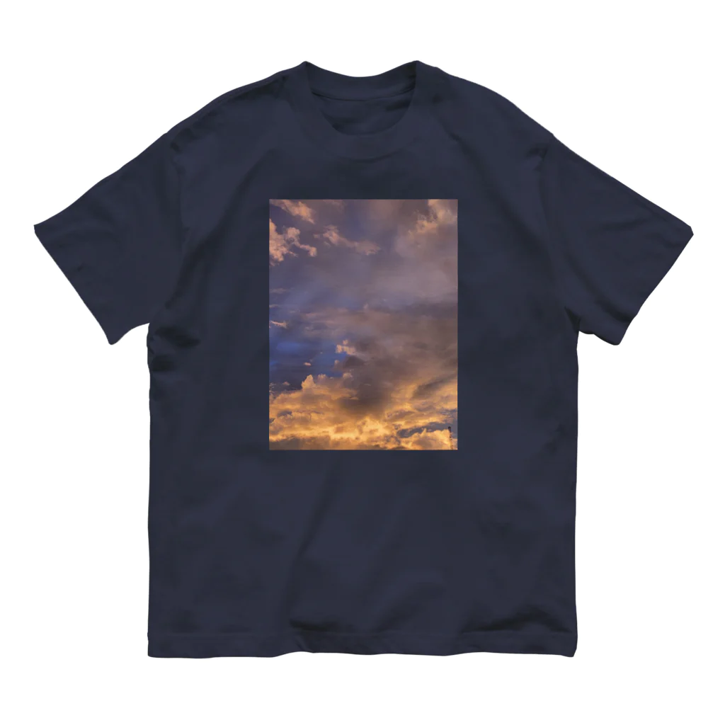 taocatのsunset sky オーガニックコットンTシャツ