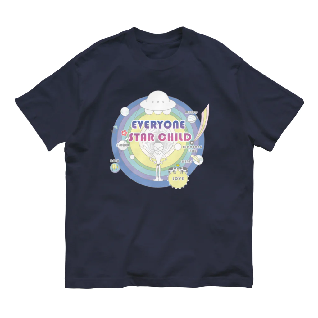 Design_Project_bALLOONのEVERYONE STAR CHILD Organic Cotton T-Shirt