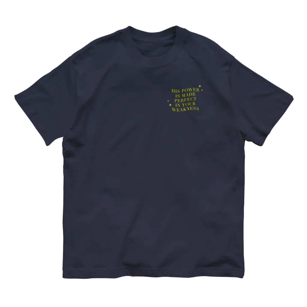 jeje-roomのACTS1:8  yellow オーガニックコットンTシャツ