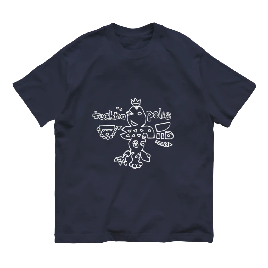 kenryo ai☆のテクノぽりす オーガニックコットンTシャツ