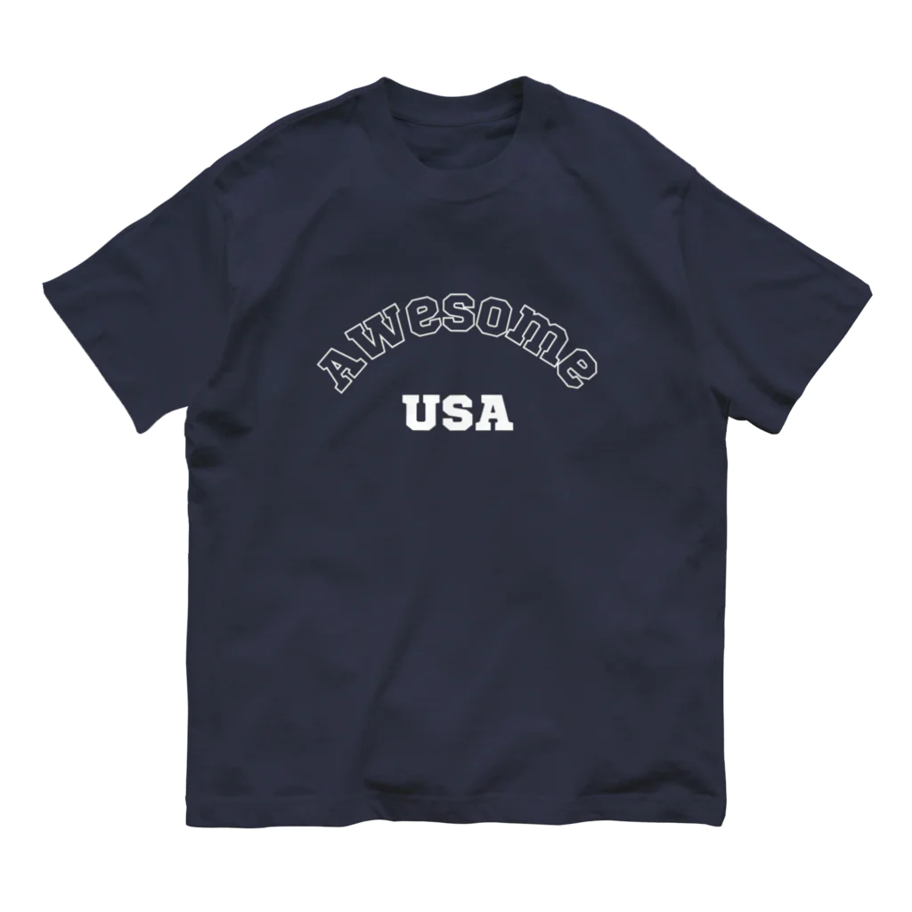 AwagoModeのAwesome USA Type2 (2) Organic Cotton T-Shirt