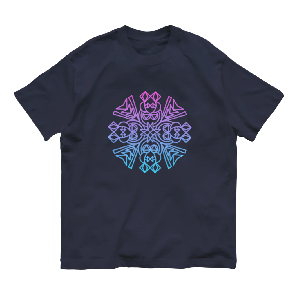 ARIGATOU-81のMANDALA •13• (G) Organic Cotton T-Shirt