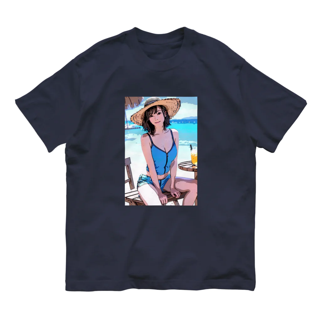 SSD-coのBeach Girl 5 Organic Cotton T-Shirt