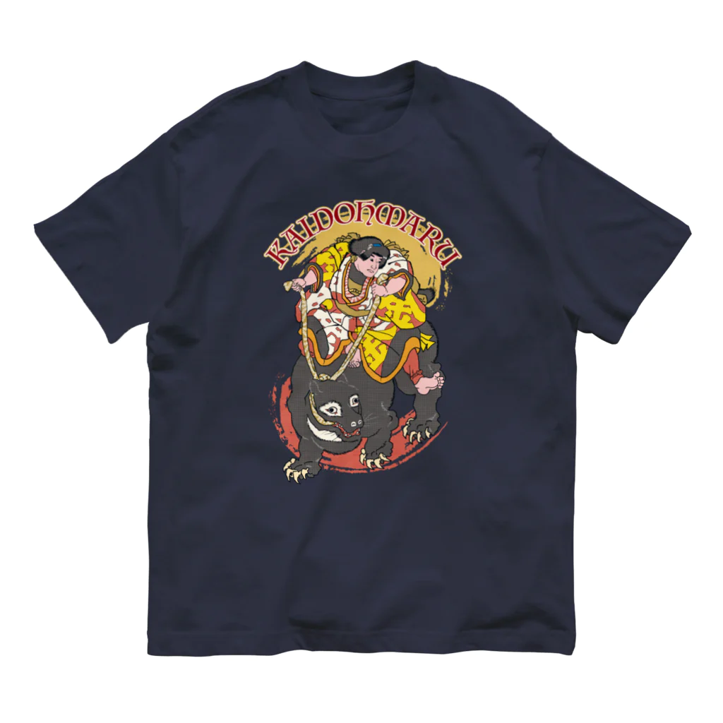 HIGEQLOのKAIDOHMARU オーガニックコットンTシャツ