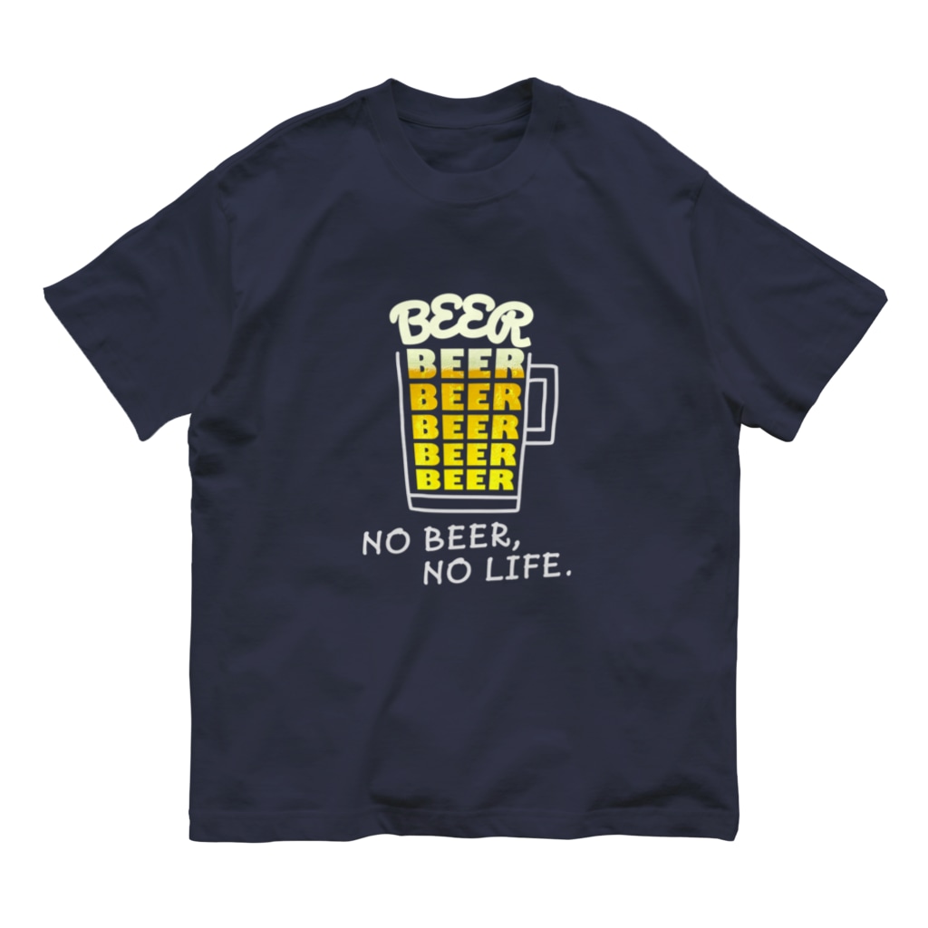 すとろべりーガムFactoryのNO BEER, NO LIFE. Organic Cotton T-Shirt