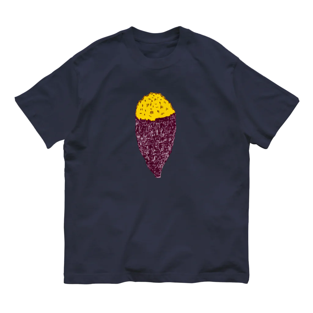 NIKORASU GOの秋のイチオシデザイン！「プレミアム焼き芋」 Organic Cotton T-Shirt