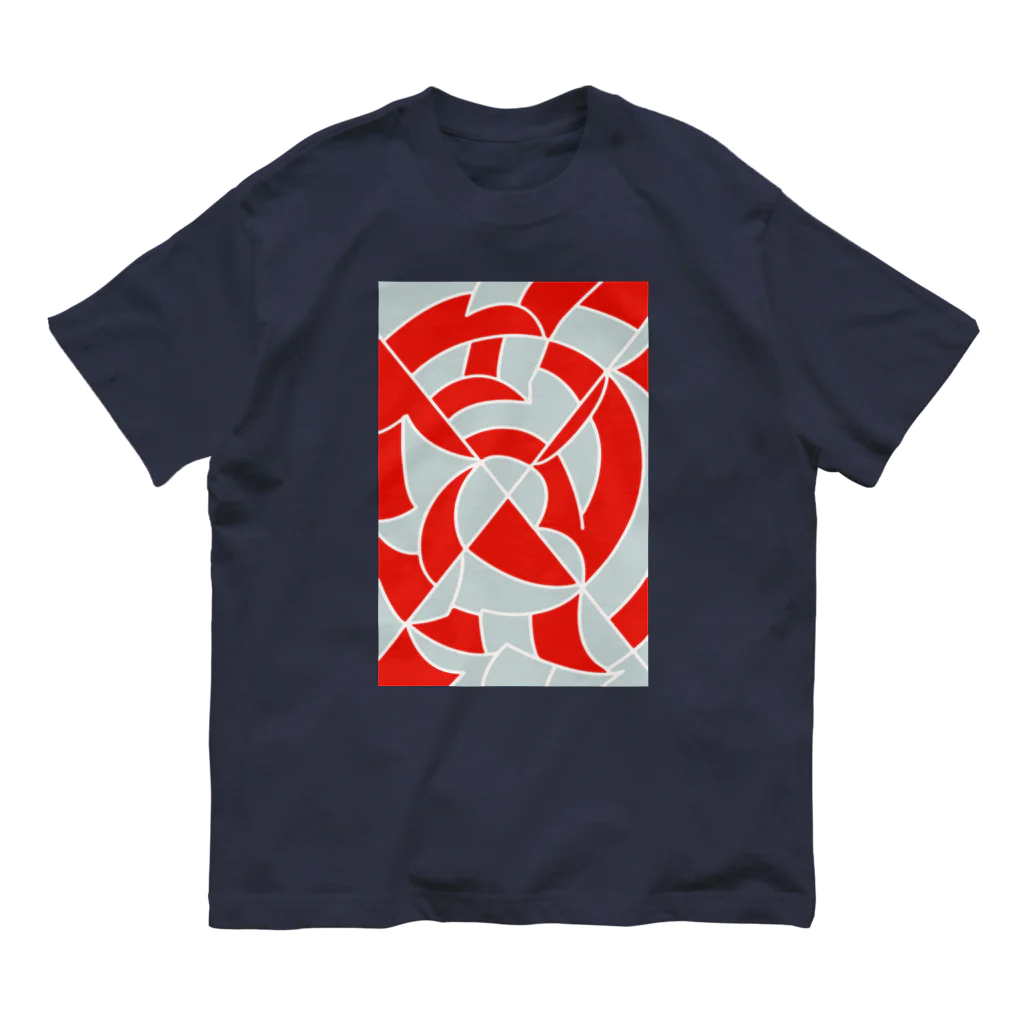 はにSHOP byいろどり屋のいろどり直弧文 Organic Cotton T-Shirt