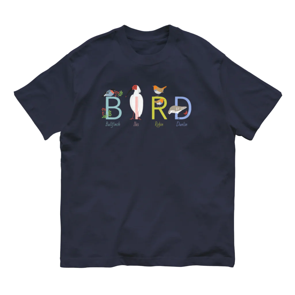 mmfumのBIRD  オーガニックコットンTシャツ