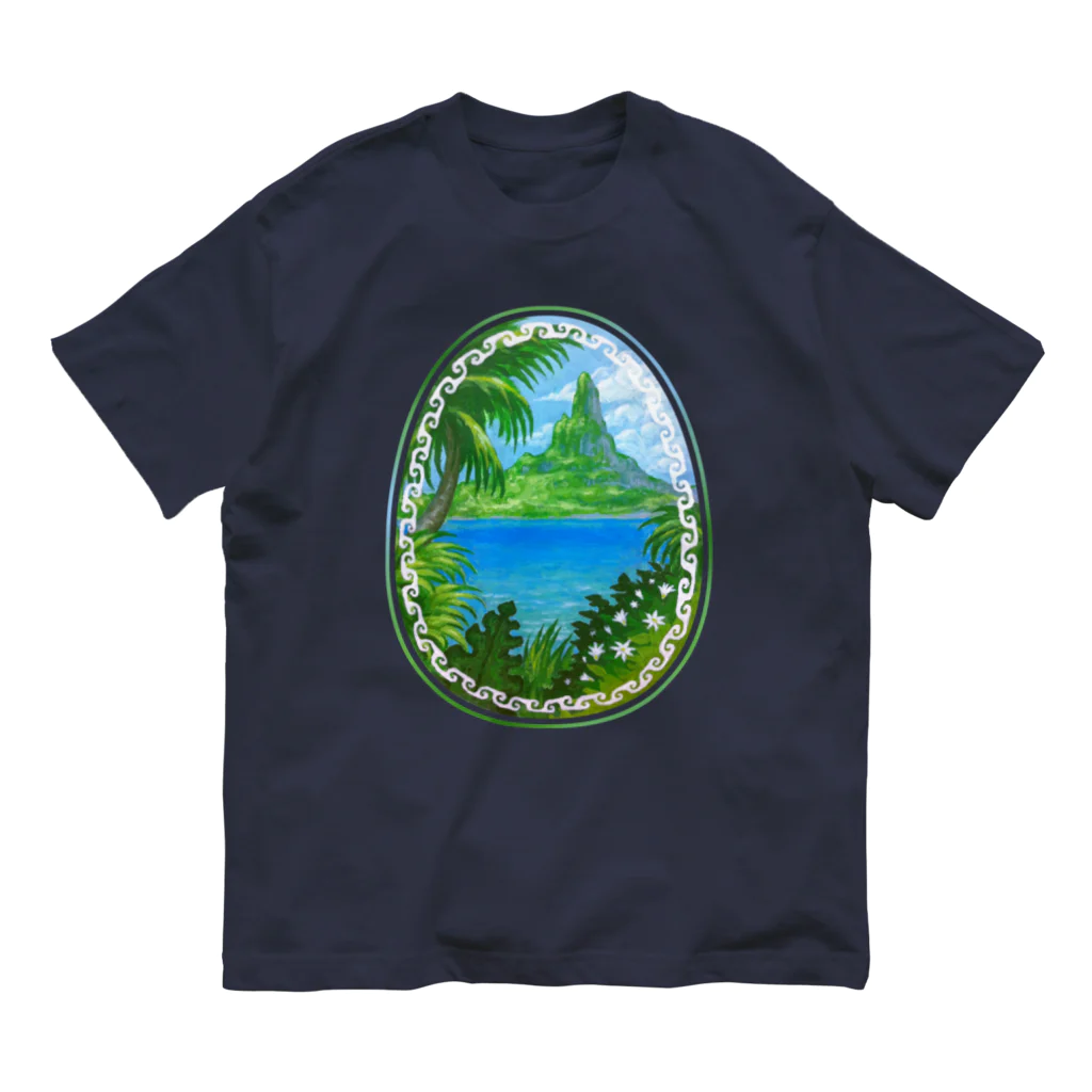 ANANI UKULELEのBora Bora オーガニックコットンTシャツ