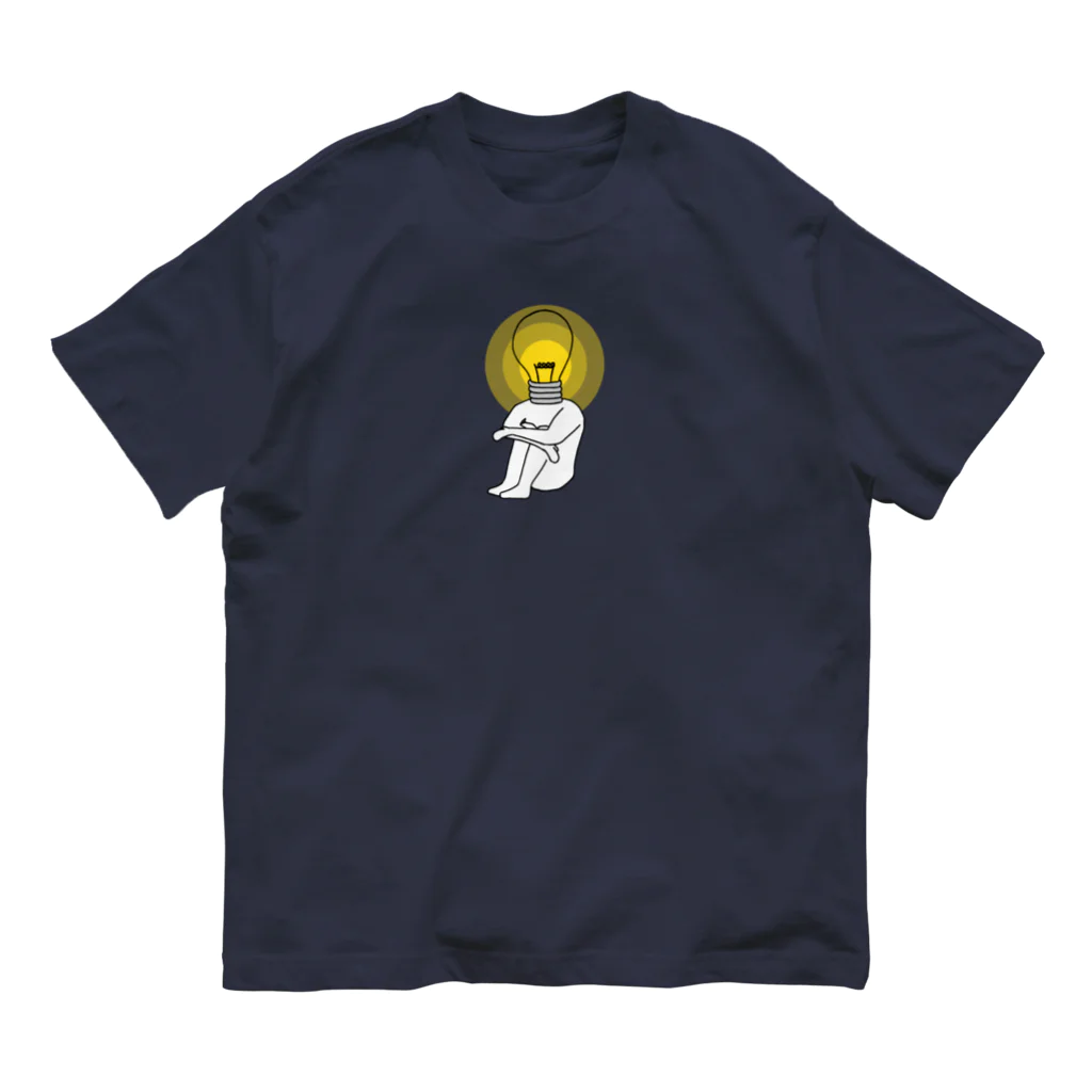 ピアンポン -phangpon-の電球マン Organic Cotton T-Shirt