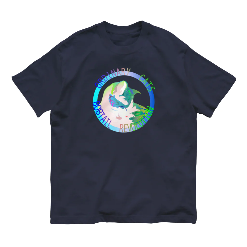 『NG （Niche・Gate）』ニッチゲート-- IN SUZURIのOrdinary Cats02h.t.(冬) Organic Cotton T-Shirt