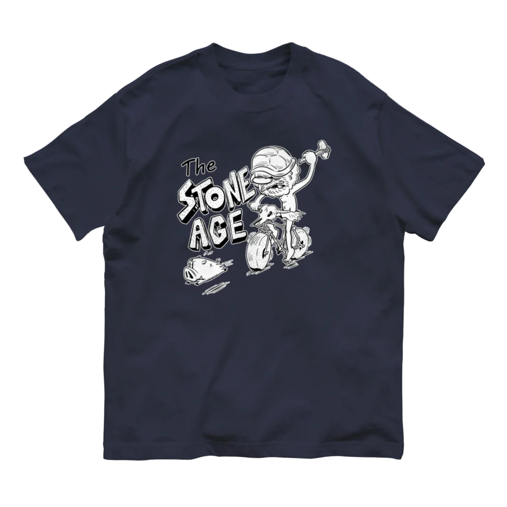 nidan-illustrationの"The STONE AGE" #1 オーガニックコットンTシャツ