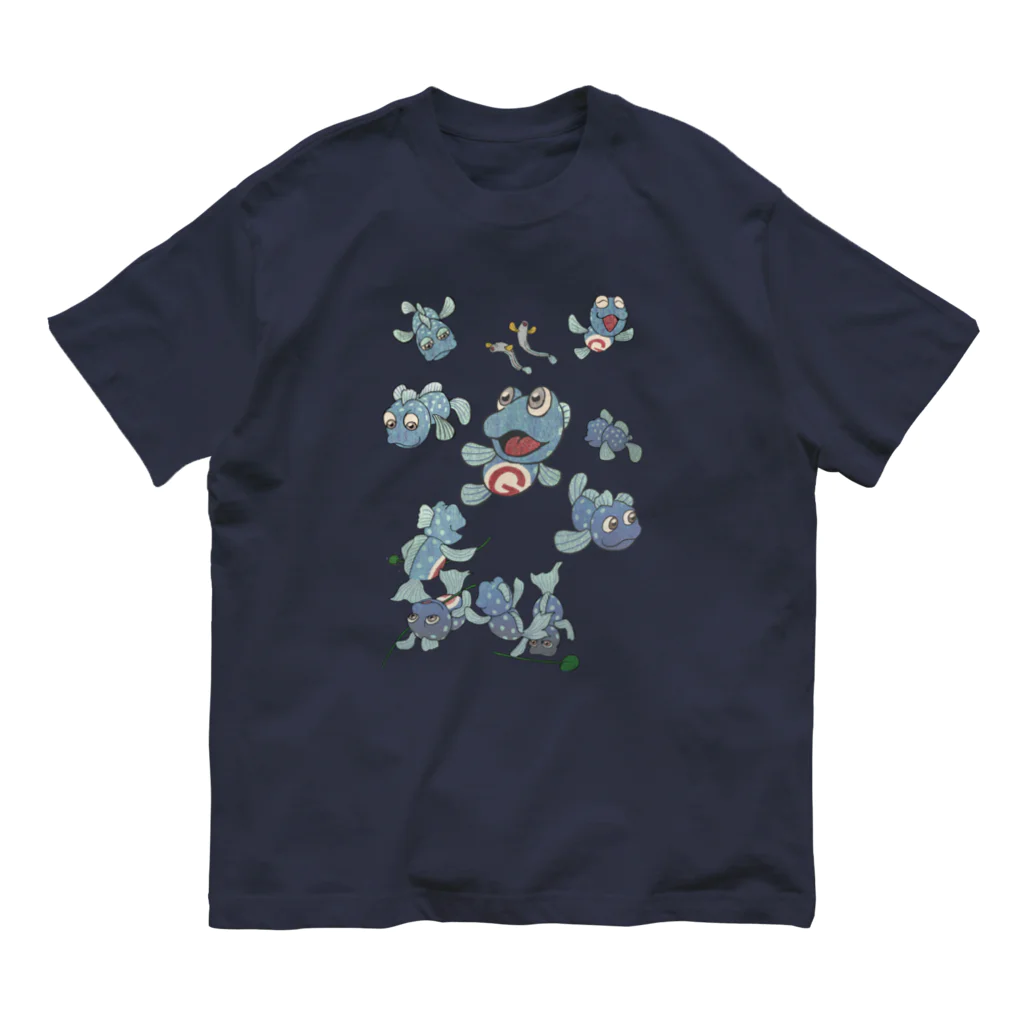 有明ガタァ商会の10匹のガタと２匹のスボ Organic Cotton T-Shirt