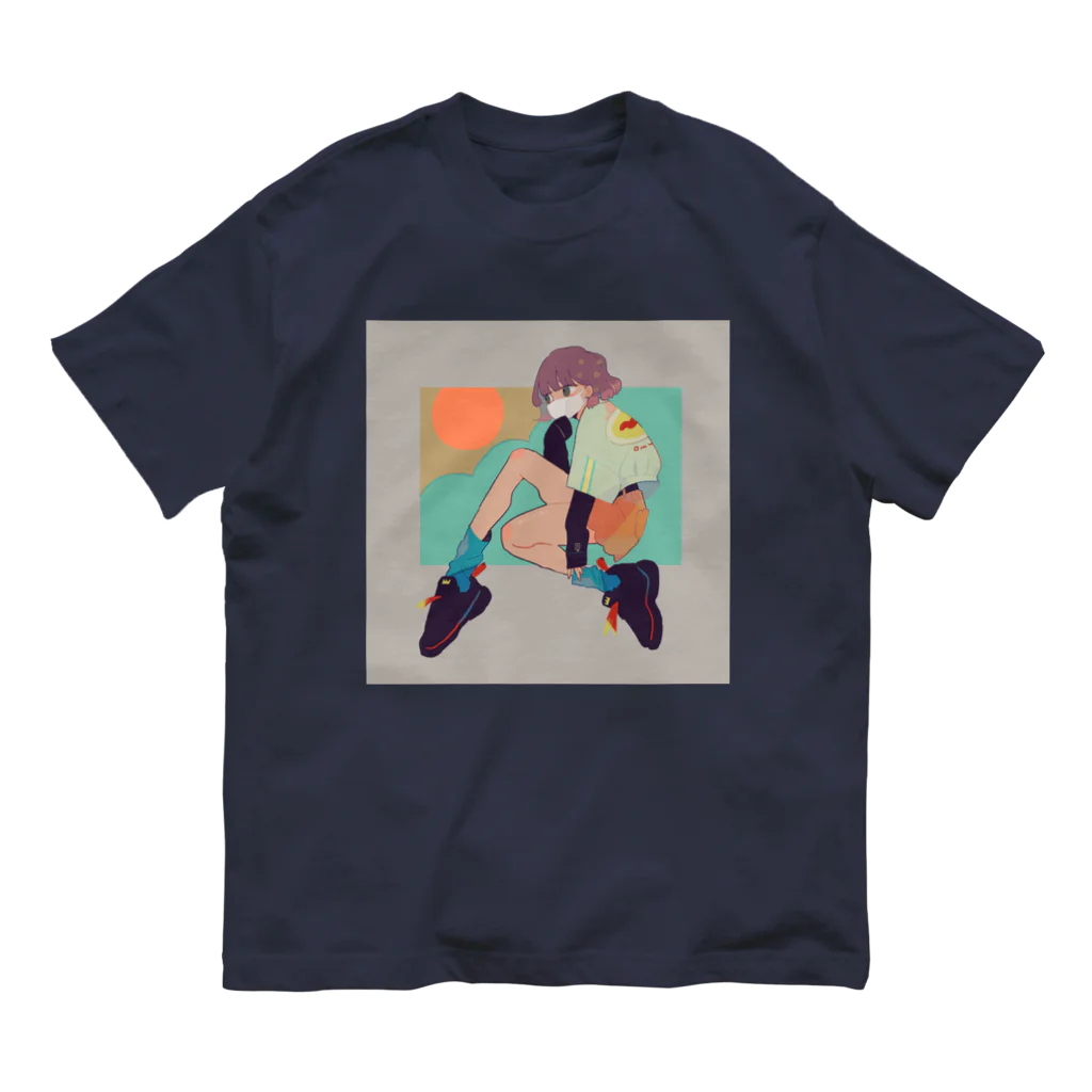 色田/SHIKIDAのらしく オーガニックコットンTシャツ