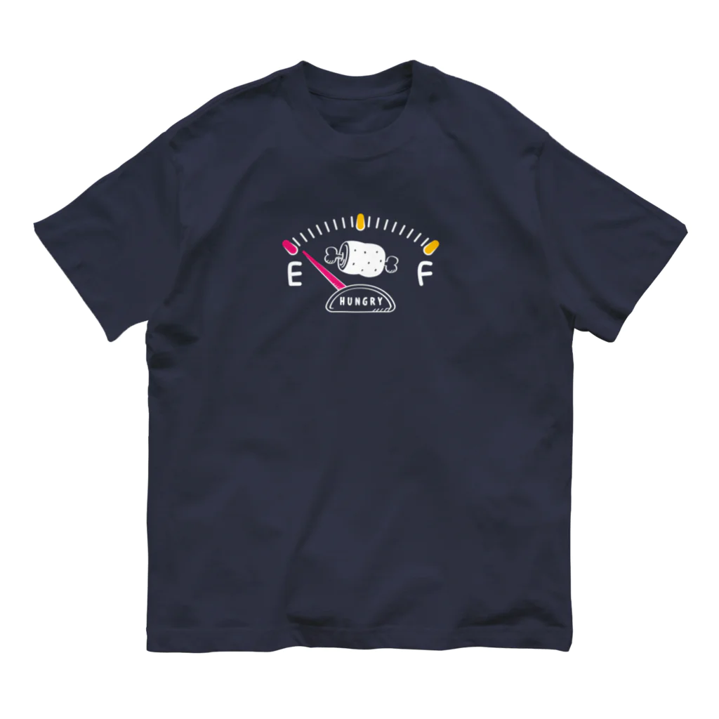 イラスト MONYAAT のCT141 Hungry gauge オーガニックコットンTシャツ