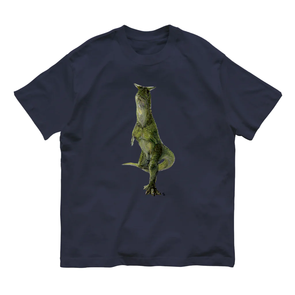 segasworksのCarnotaurus オーガニックコットンTシャツ