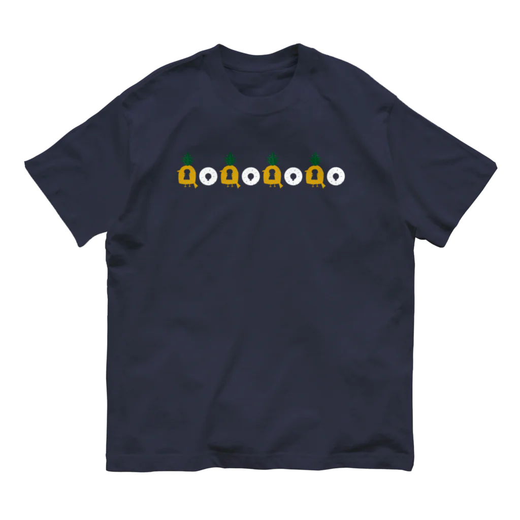 BeArtSuzumaruのパイナップルMOZU/KOFUN Organic Cotton T-Shirt