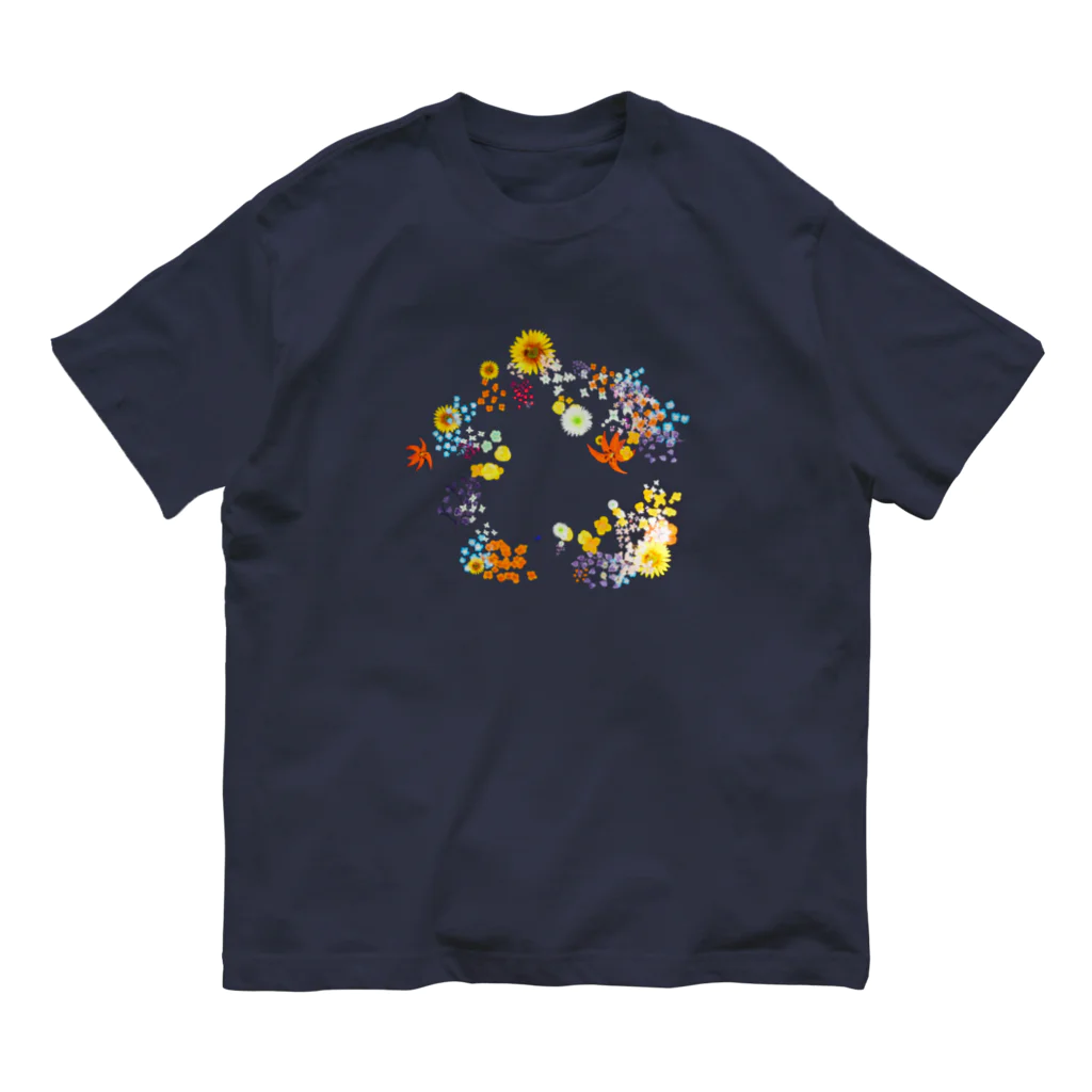 演奏の花の演奏の花_TypeW_01 オーガニックコットンTシャツ